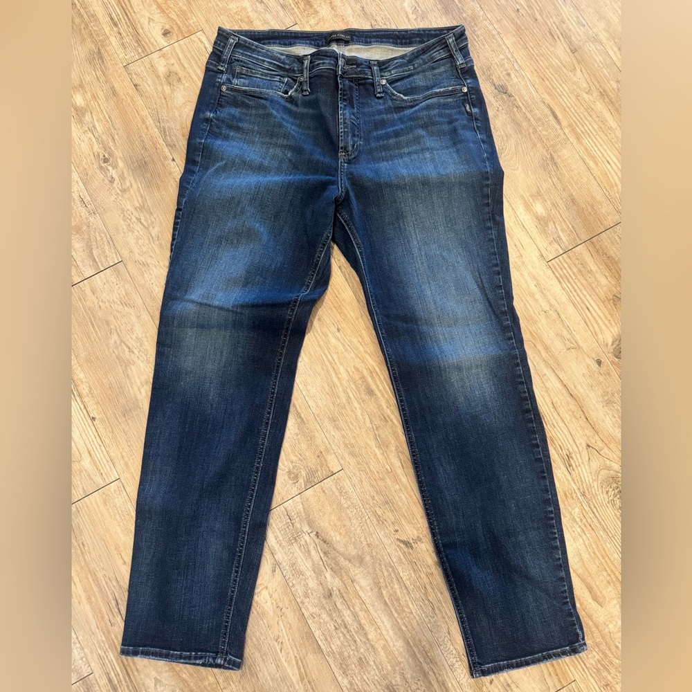 Silver Jeans Blue Denim - Most Wanted Straight- Size 16